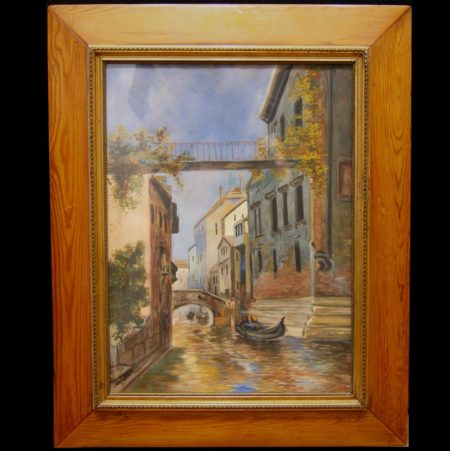 лот №A000374 — Картина в раме «Венеция»