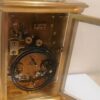НЕТ В НАЛИЧИИ - лот №C000179 — Часы каретные на бронзовой подставке под стеклянным колпаком