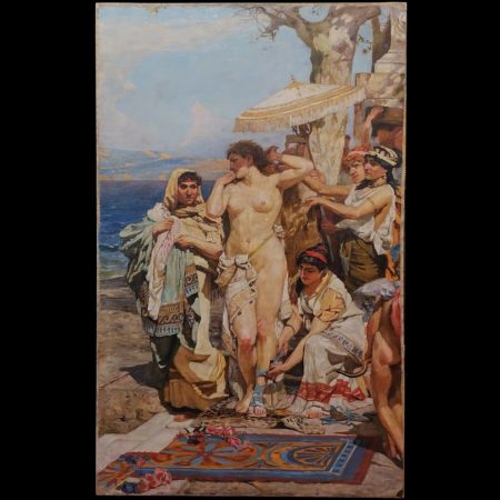 лот №A000402 — Картина «Фрина на празднике Посейдона в Элевзине»