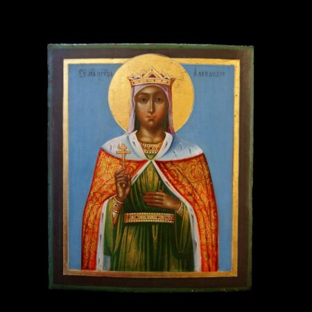 лот №I000252 — Икона «Святая Александра»
