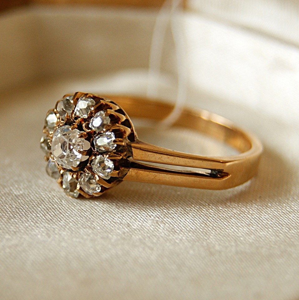 Старые кольца с бриллиантами
