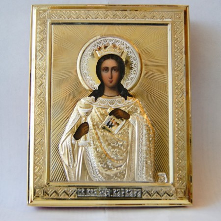 НЕТ В НАЛИЧИИ — лот №I000209 Икона святой Варвары