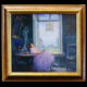 Лот № А000354 — Картина «Девушка у окна»